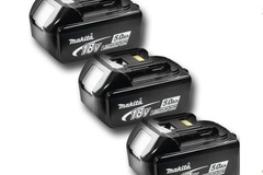 For Sale: 3X MAKITA18V LXT® LITHIUM-ION 5.0AH BATTERY BL1850