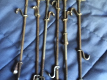 Selling with online payment: 6 Single Tension Rods and Claws