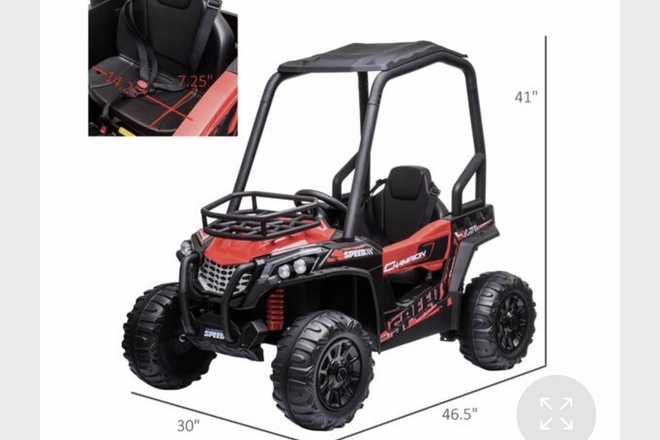 Lot of 5 Kids Ride on Golf Kart / UTV . 12v.