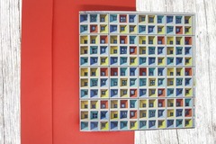  : Spring Greeting Card 4 (Rubix Cube Building)