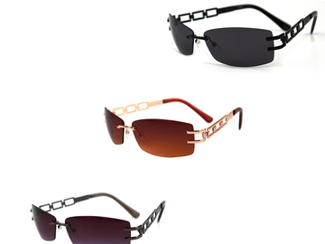 Buy Now: Dozen Unisex Rectangle Fashion Sunglasses #P2204