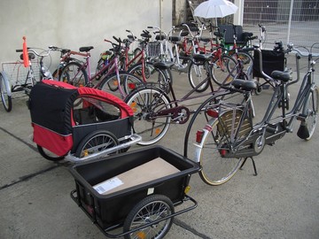 Tandem bicycle rental: Perle-Tandem / Familienrad