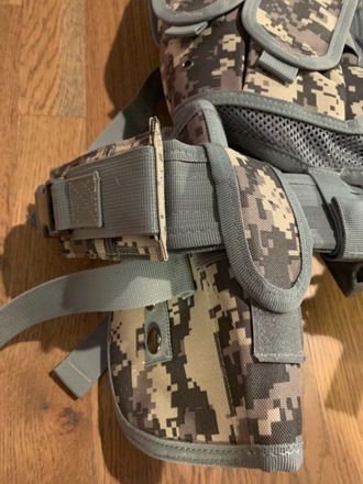 Camo Tactical Airsoft Vest 