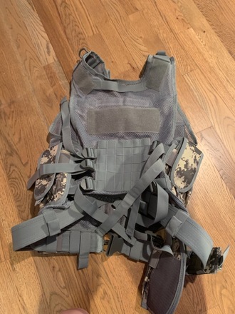Camo Tactical Airsoft Vest 