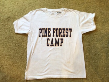 Selling A Singular Item: Youth Medium Pine Forest t-shirt 