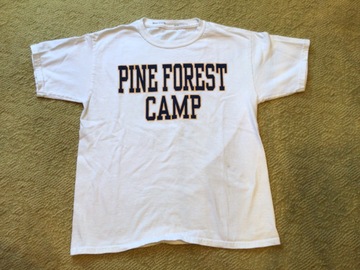 Selling A Singular Item: Youth Medium Pine Forest Camp t-shirt 