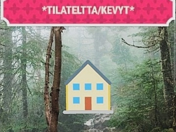 Renting out (per night): TILAVA JA KEVYT 2-3 HLÖ TELTTA