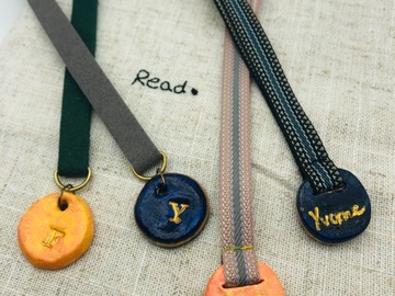 : Handmade Personalized Customized Air Dry Clay Bookmark
