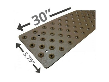 SALE: Handi Treads Non Slip Tread, Aluminum | Brown | 30" x 3.75"