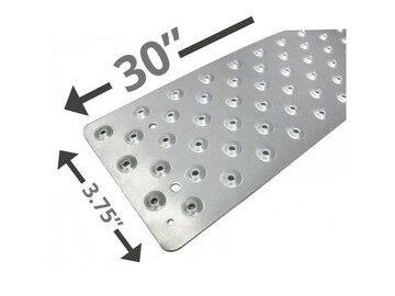 SALE: Handi Treads Non Slip Tread, Aluminum | Gray | 30" x 3.75"