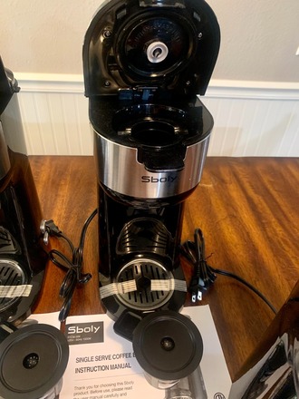 Lot of 5 - Open Box Space Saver Sboly Brand Coffee Makers