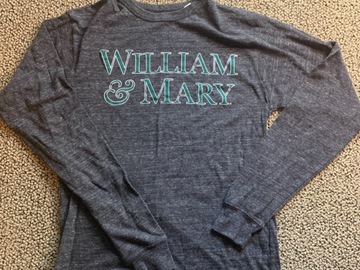 Selling A Singular Item: Extra Small, William and Mary Long Sleeve Shirt