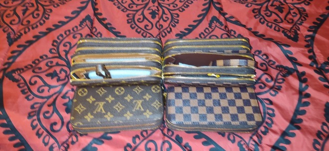 LV inspired wallets/ boggie on a budget