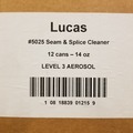 Contact Seller to Buy: LUCAS #5025 SEAM & SPLICE SPRAY CAN