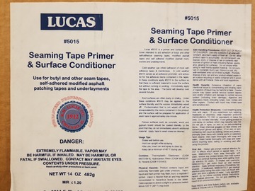 Contact Seller to Buy: LUCAS #5015 PRIMER & SURFACE SPRAY