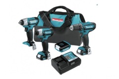 For Sale: THE MAKITA 12V MAX LITHIUM-ION CORDLESS 4-PC. COMBO KIT (CT410)