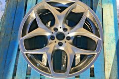 Selling with online payment: BMW X5 X5M X6 E70 E72 F15 Style 215 Rear Alloy Wheel Rim 11.5x21 