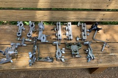 Selling with online payment: Misc. clamps 2 hole/3 hole/ ratchet/ specialty clamps