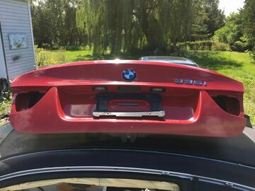 Selling with online payment: Bmw 3 Series 335i E90 LCI 2009 2010 2011 Crimson Red Trunk Lid