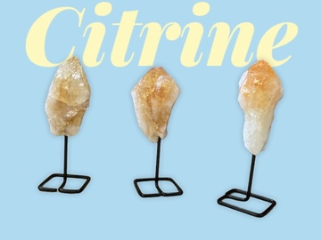 Selling with online payment: Citrine Crystal Pin