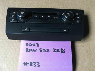 Selling with online payment: Bmw 328i 335i Climate Control Panel Temperature Unit A/C Heater