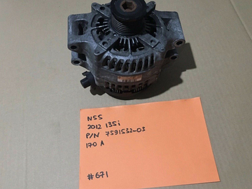 Selling with online payment: BMW E82 E88 E90 E92 E93 335 Engine N55 Generator Alternator