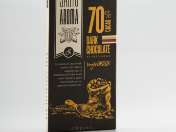 Productos: Barra de Chocolate 70% Cacao