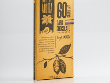 Productos: Barra de Chocolate 60% Cacao