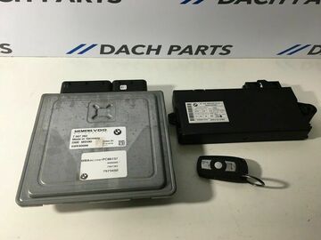 Selling with online payment: BMW E90 3 5 2.8i N52 ENGINE ECU DME MSV80 CAS LOCK KEY SET