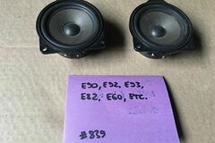 Selling with online payment: BMW E90 FACTORY REAR DASH SPEAKER LOW MID HIGH TONE PAIR
