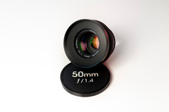 Vermieten: zu verkaufen Nikkor 50mm f/1.4 Cine-Mod EF-Mount