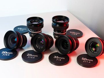 Vermieten: "Compact-Set" Nikkor Cine-Mod EF-Mount (6 Lenses)