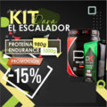 Productos: Kit escalador (Proteína 980 g + Hidratante 1 k)