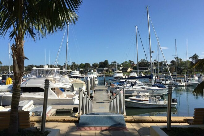 13m berth in Pittwater - very well protected.