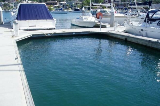13m berth in Pittwater - very well protected.