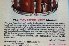 Wanted/Looking For/Trade: WANTED: Ludwig 6.5x15 "Auditorium Model" Snare