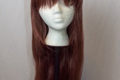 Selling with online payment: long brown wig