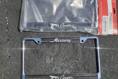 Selling with online payment: 67-70 Mercury Cougar License Plate covers