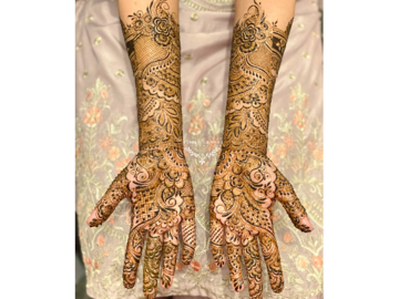Booking Request (with pricing): Bridal Henna - Full arms