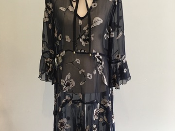 Selling: Navy Shift Dress- Size Small