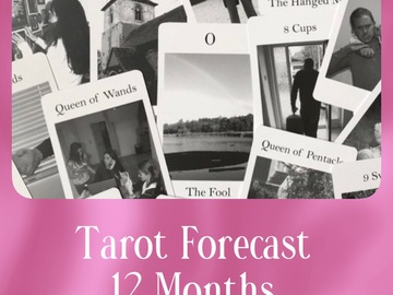 Selling: 12 month Tarot Forecast Email Reading 