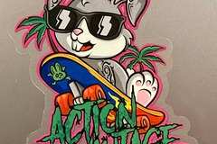 Selling with online payment: ACTION VINTAGE ANIMAL STICKER  #1