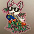 Selling with online payment: ACTION VINTAGE ANIMAL STICKER  #1