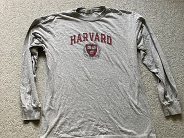 Selling A Singular Item: Harvard long sleeve
