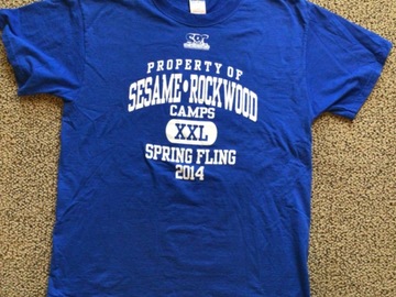 Selling multiple of the same items: Sesame Rockwood 2014 Spring Fling T-shirt 