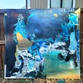 Sell Artworks: Extra large acrylic painting by Leo Cy Wyatt 