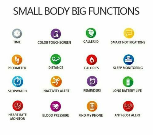 12X F8 Smart Watch Fitness Tracker Heart Rate Tracking Ip67 