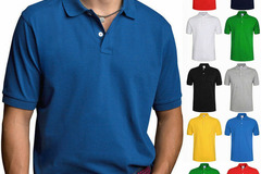 Comprar ahora: 50X Men's Polo Golf Sports Shirts, Cotton, Mix color 
