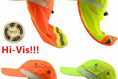 Buy Now: Hi-Vis Reflective Sun Safety Working Neck Flap Hats