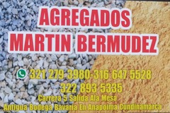 Productos : AGREGADOS MARTÍN BERMÚDEZ 